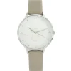 Montre Femme Taupe Relief Abeille Strass MICHAEL JOHN 637