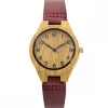 Montre Femme Violet Bois CHTIME