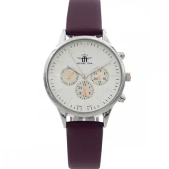 Montre Femme Violet Chrono M. JOHN