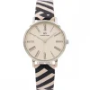 Montre Femme Zébrée Noir Rose GIORGIO