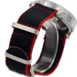 Montre Homme avec Bracelet Tissu Noir GIORGIO
