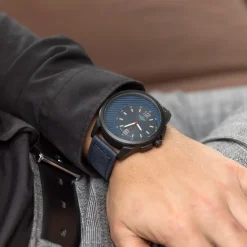 Montre Homme Bleu M. JOHN