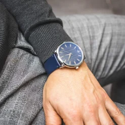 Montre Homme Bleu Nuit M. JOHN