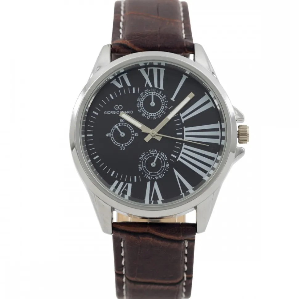 Montre Homme Bracelet Chocolat GIORGIO