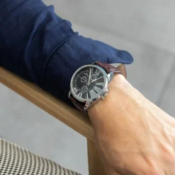 Montre Homme Bracelet Chocolat GIORGIO