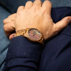 Montre Homme en Plastique Bois CHTIME