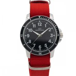 Montre Homme Fashion Tissu Rouge GIORGIO