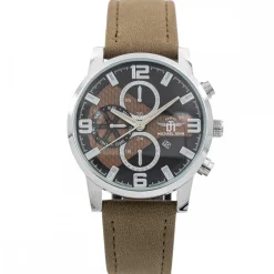 Montre Homme Gris Brun M. JOHN