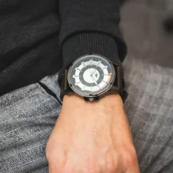 Montre Homme Gris Vert M. JOHN