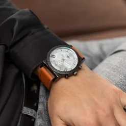 Montre Homme Marron M. JOHN