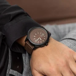 Montre Homme Marron M. JOHN