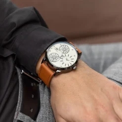 Montre Homme Marron M. JOHN