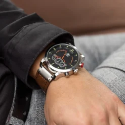 Montre Homme Marron M. JOHN