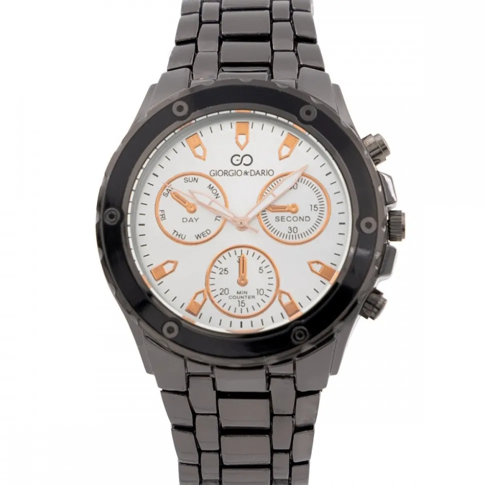 Montre Homme Métal Noir GIORGIO