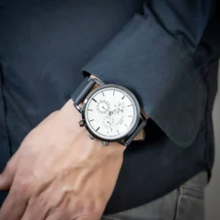 Montre Homme Noir avec Chrono GIORGIO
