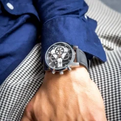 Montre Homme Noir M. JOHN