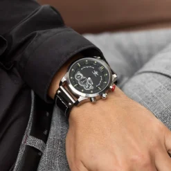 Montre Homme Noir M. JOHN