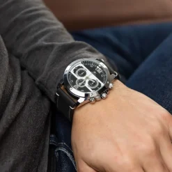 Montre Homme Noir M. JOHN