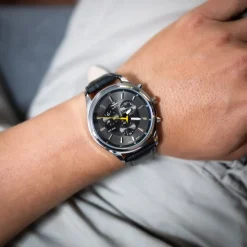 Montre Homme Noir M. JOHN