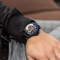 Montre Homme Noir M. JOHN