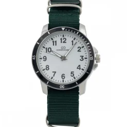 Montre Homme Tissu Couleur Vert GIORGIO