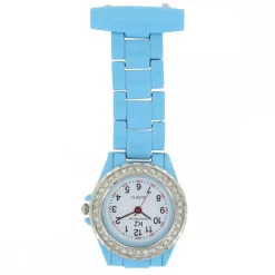 Montre Infirmière en Métal Bleu KRAZY