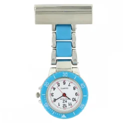 Montre Infirmière Fashion Métal Bleu KRAZY