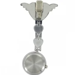 Montre Infirmière Métal Cœur Rose KRAZY
