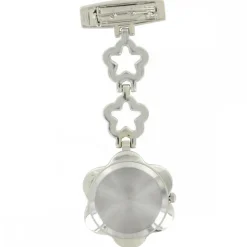 Montre Infirmière Métal Strass Fleur KRAZY