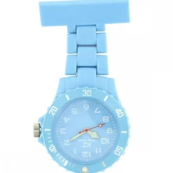 Montre infirmière Plastique Bleu broche 65
