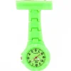 Montre infirmière Plastique Vert broche 107