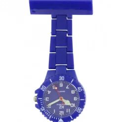 Montre infirmière Plastique Bleu broche 101