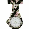 Montre Infirmière Plastique avec des Fleurs KZ 49