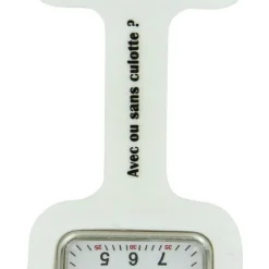 Montre Infirmière Silicone Blanc KZ Avec ou sans culotte ?
