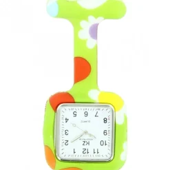 Montre Infirmière Silicone Fleurs Dessins KRAZY 113