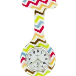 Montre Infirmière Silicone Blanc Graphique KZ