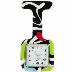 Montre Infirmière Silicone Couleur KRAZY 81