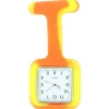 Montre Infirmière Silicone Jaune Orange CARRE 78