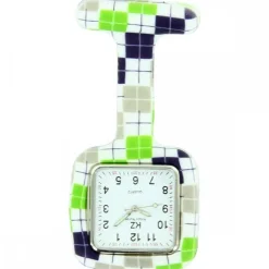 Montre Infirmière Silicone Cadrillage KRAZY 188