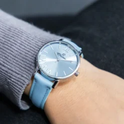 Montre Originale Femme au Bracelet Bleu CHTIME