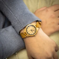 Montre Originale Femme Camel Bois CHTIME