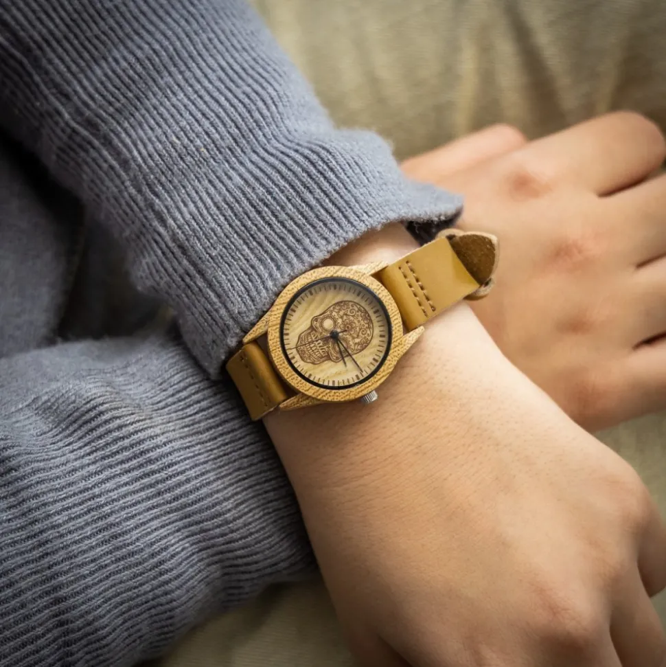Montre Originale Femme Camel Bois CHTIME