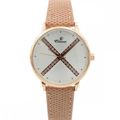 Montre pour Femme Rose avec Strass CHTIME