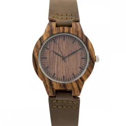 Montre pour Femme Bracelet Marron Bois CHTIME
