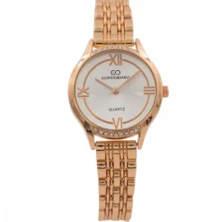 Montre pour Femme en Métal Rosé Strass GIORGIO