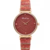 Montre pour Femme Rouge Strass CHTIME