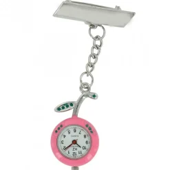 Montre Pour Infirmière Acier Pomme Rose 90