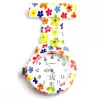 Montre pour Infirmière Plastique Fleurs KZ 162