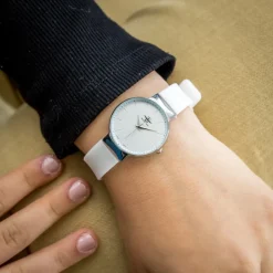 Montre Tendance Femme Blanc M. JOHN