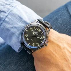 Somptueuse Montre Homme Noir CHTIME